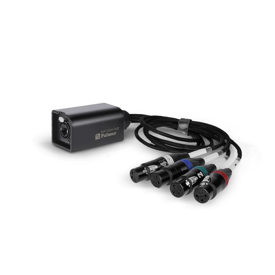 Palmer AoC Loom XLRf - Audio over Cat-kabel fra etherCON til 4 x XLR hunn