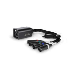 Palmer AoC Loom XLRm - Audio over Cat-kabel fra etherCON til 4 x XLR hann