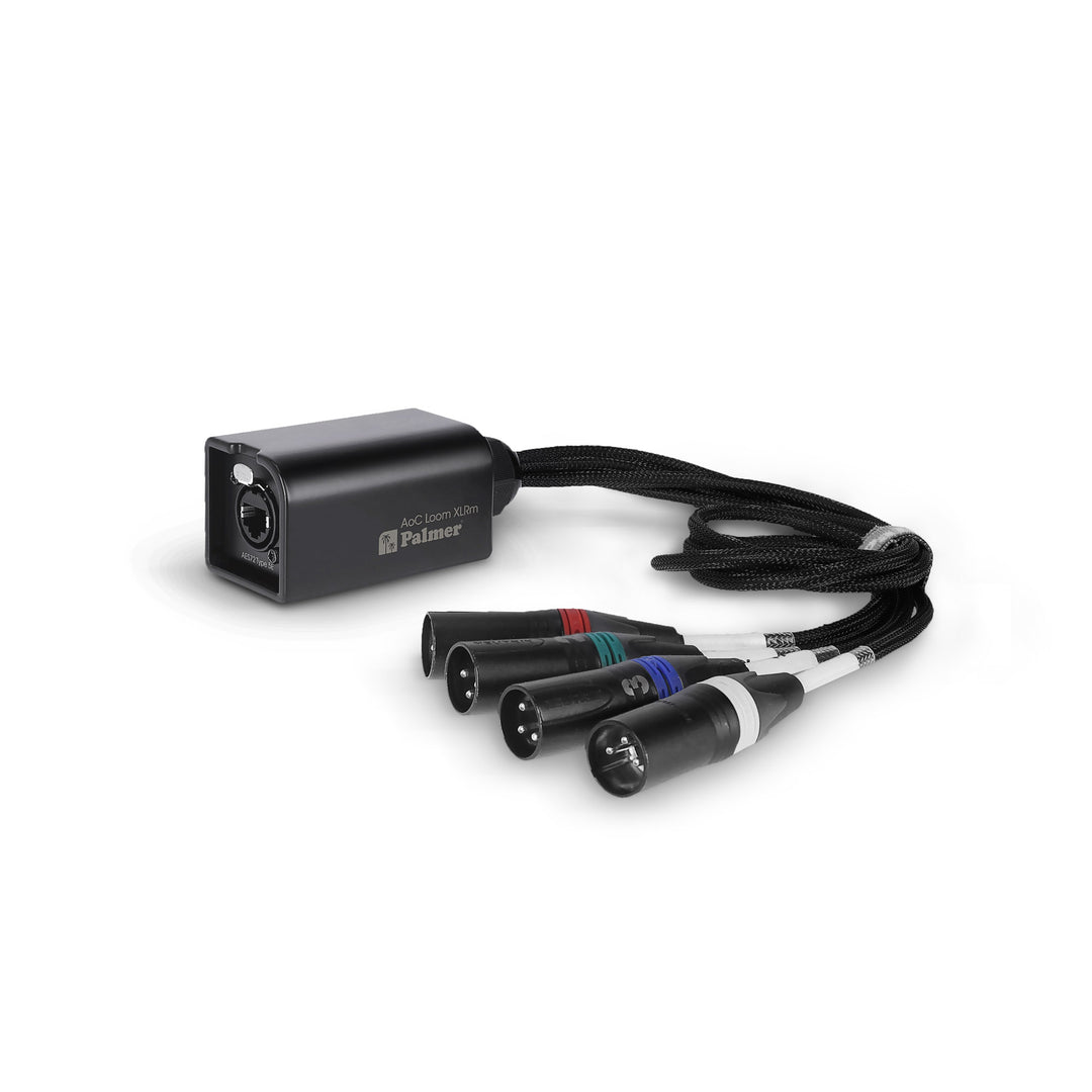Palmer AoC Loom XLRm - Audio over Cat-kabel fra etherCON til 4 x XLR hann