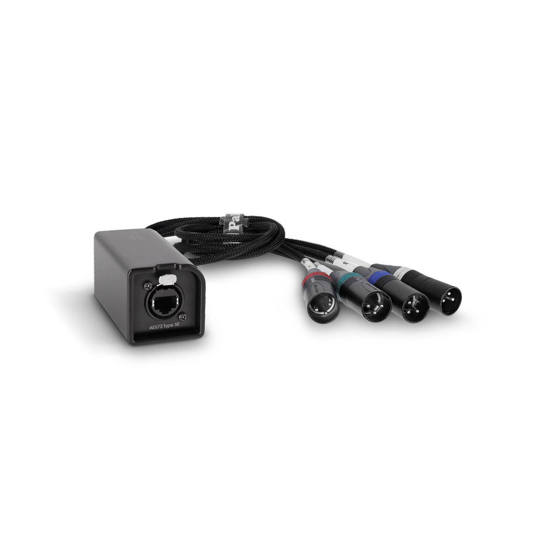 Palmer AoC Loom XLRm - Audio over Cat-kabel fra etherCON til 4 x XLR hann