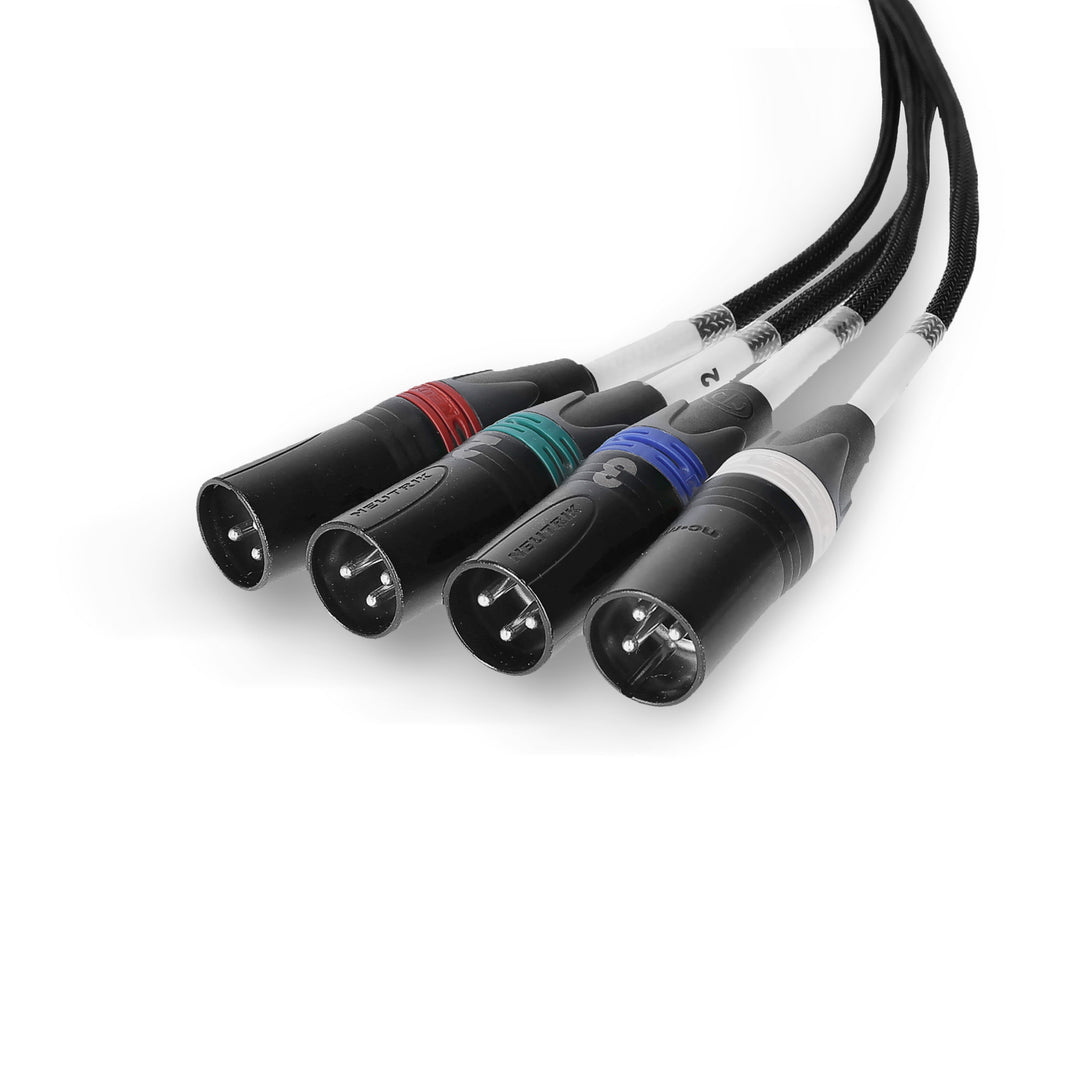 Palmer AoC Loom XLRm - Audio over Cat-kabel fra etherCON til 4 x XLR hann