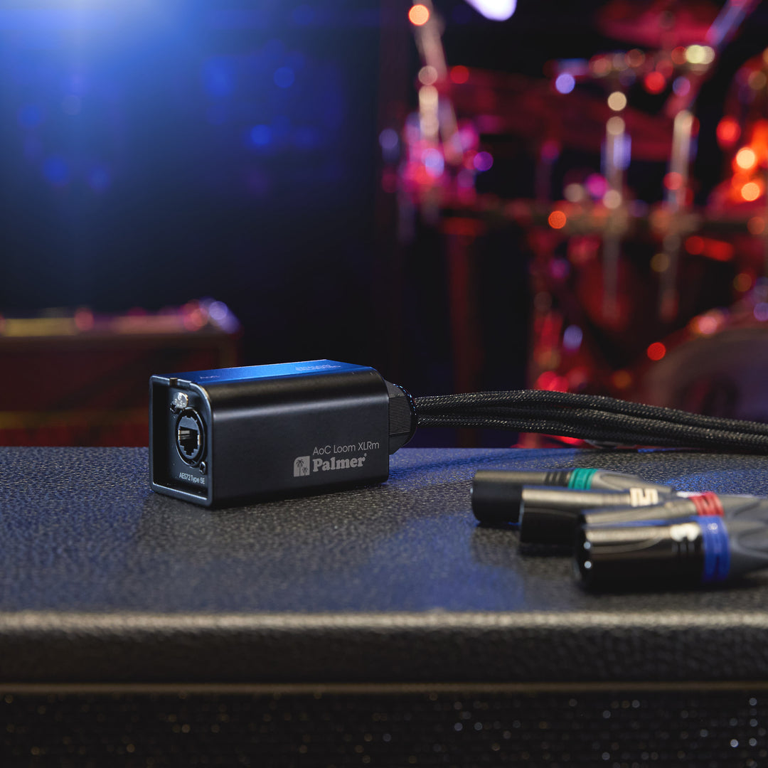 Palmer AoC Loom XLRm - Audio over Cat-kabel fra etherCON til 4 x XLR hann