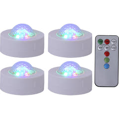Mini astroeffekt med batteri (4-pak)