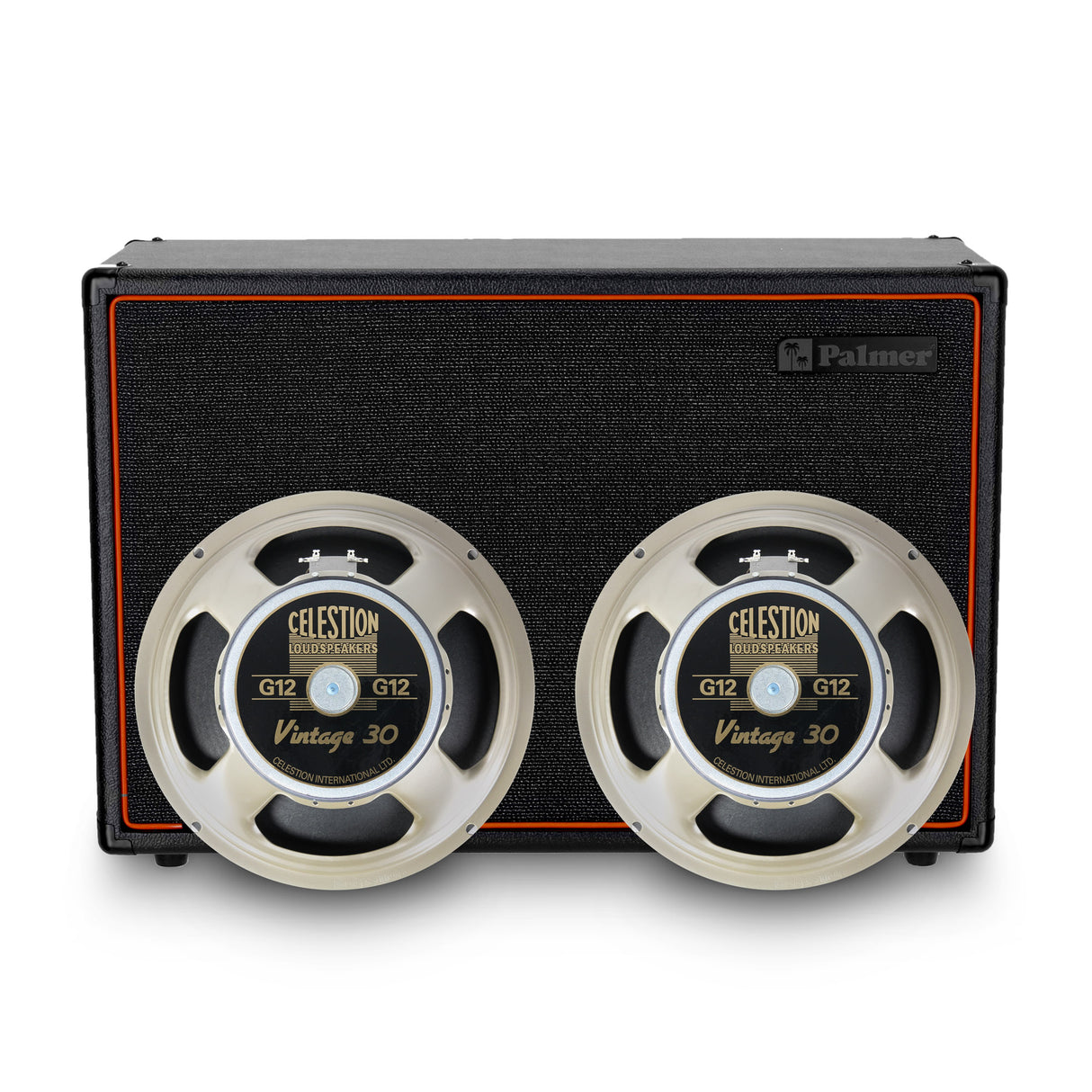 Palmer CAB 212 BX V30 - gitarkabinett med Celestion Vintage 30 2 x 12, åpen bakside