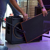 Palmer CAB 212 BX V30 - gitarkabinett med Celestion Vintage 30 2 x 12, åpen bakside