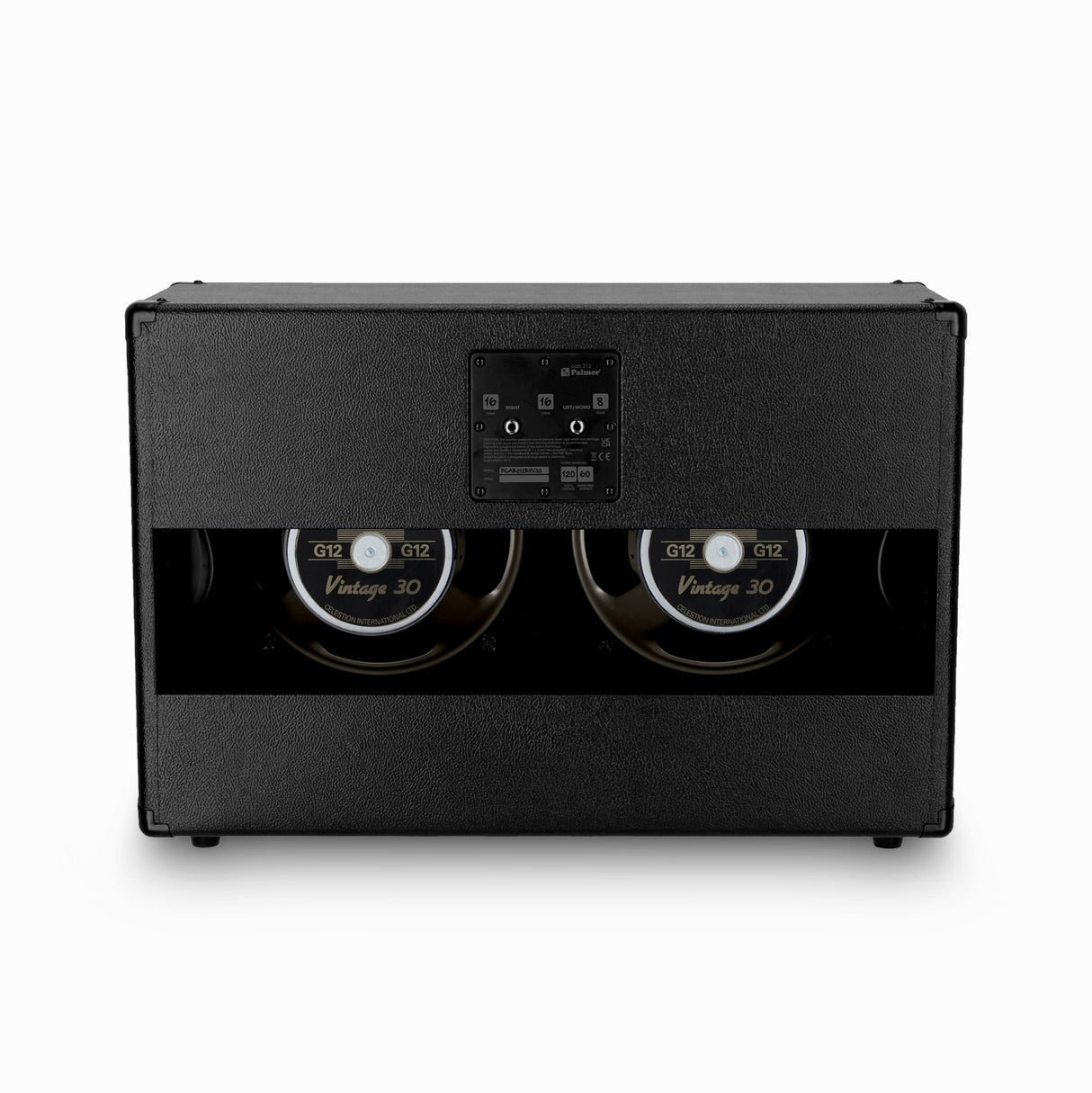 Palmer CAB 212 BX V30 - gitarkabinett med Celestion Vintage 30 2 x 12, åpen bakside