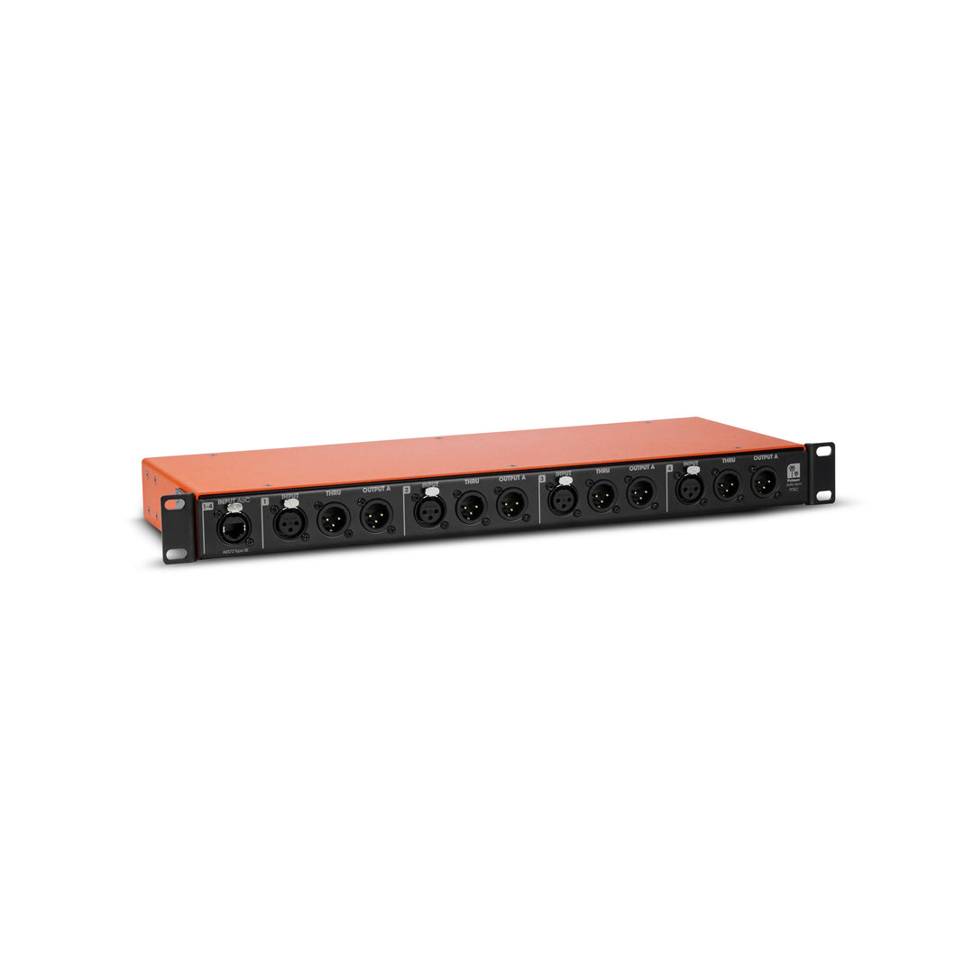 Palmer DELTA 4PM - 4-kanals passiv mikrofonsplitter med lyd over Cat