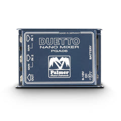 Palmer DUETTO - Nano-mikser for gitarer og linjesignaler