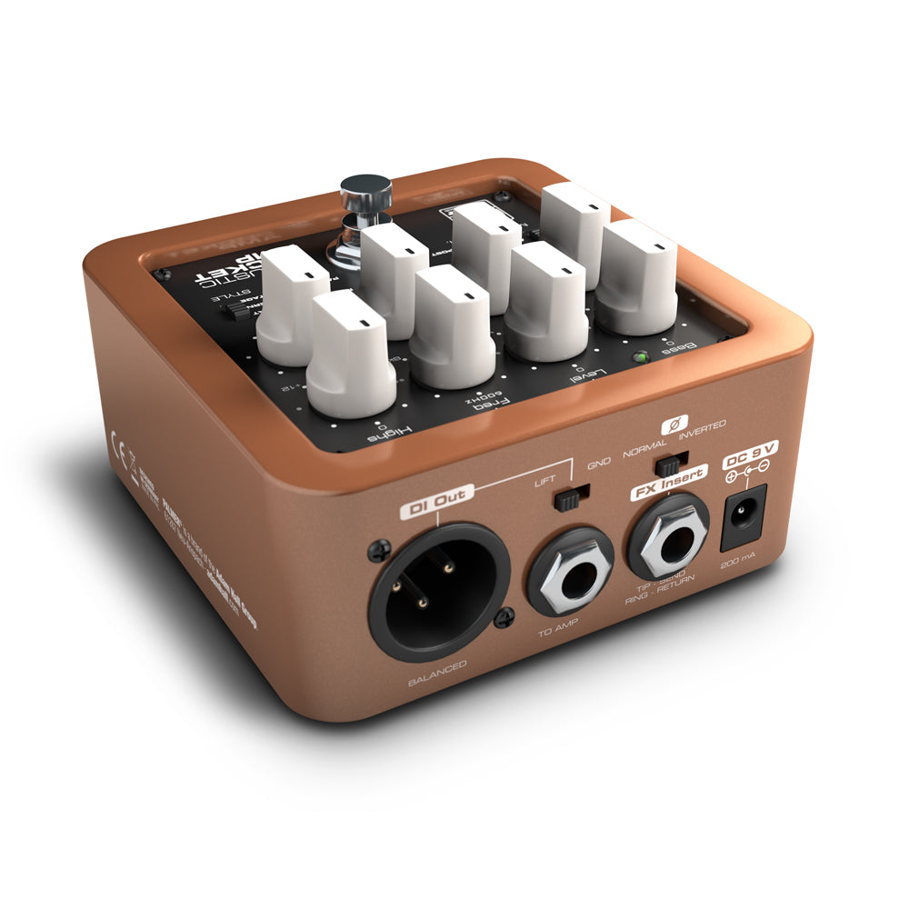 Palmer POCKET AMP ACOUSTIC – Bærbar forforsterker for akustiske strengeinstrumenter
