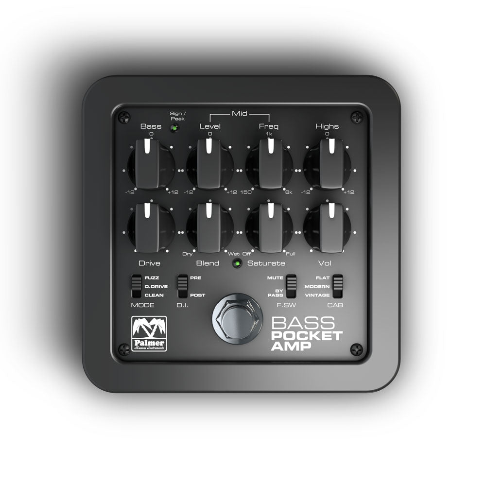 Palmer POCKET AMP BASS - Bærbar bassforforsterker