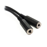 Perfex 3,5mm hodetelefon splitterkabel (0,5m)