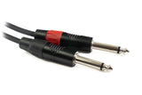 Perfex 2x jack til 3,5mm minijack-kabel (3m)
