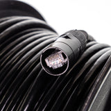 Perfex CAT7 kabeltrommel (SVART) 30m