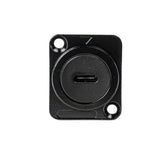 Perfex USB-C til USB-C Chassis Kontakt (Svart)