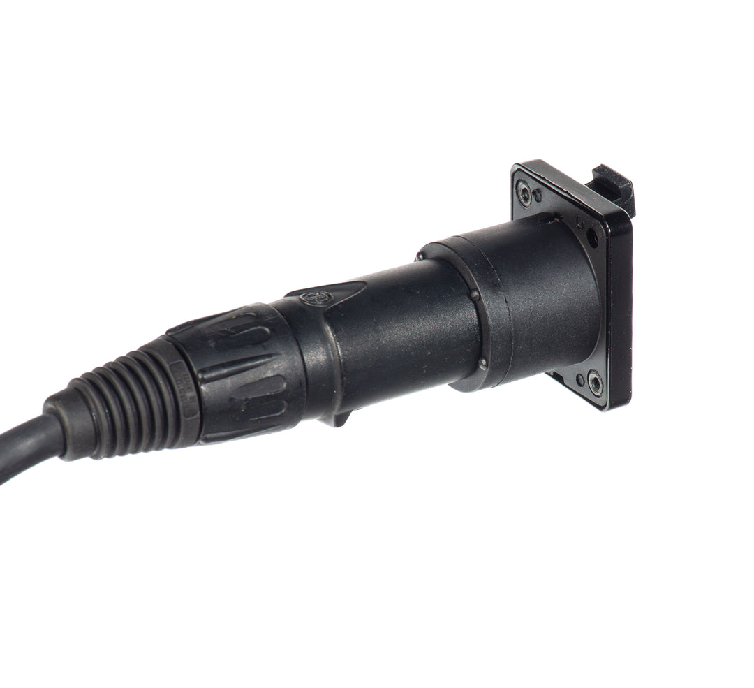 Perfex RJ45 Chassis Stikk (Sort)