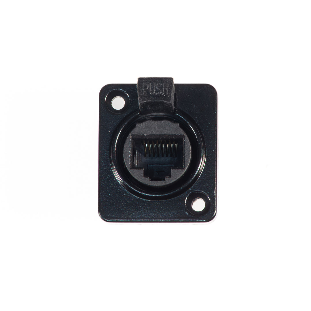 Perfex RJ45 Chassis Stikk (Sort)