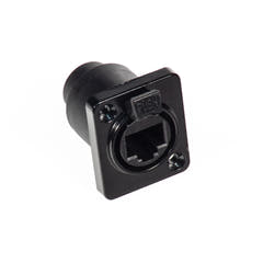 Perfex RJ45 Chassis Stikk (Sort)