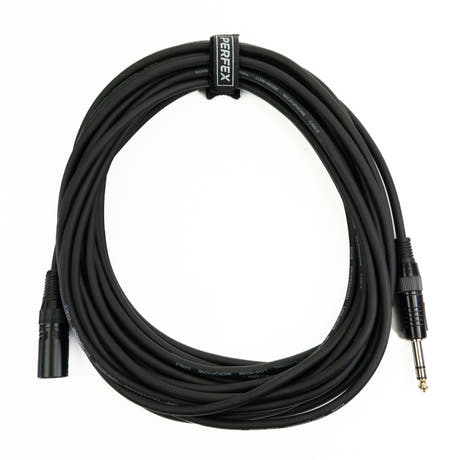 Perfex XLR hann til balansert jack (10m)