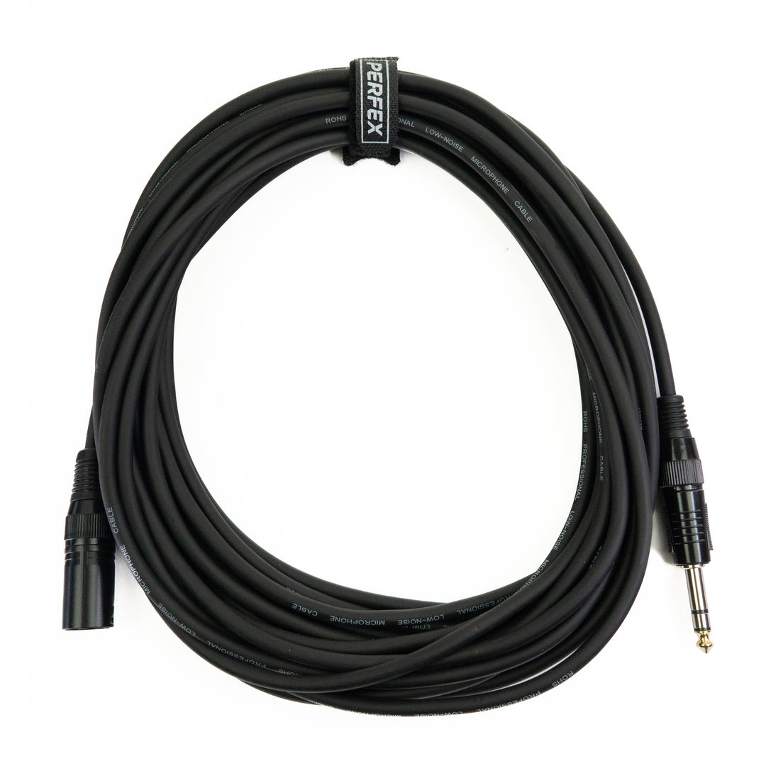 Perfex XLR hann til balansert jack (10m)