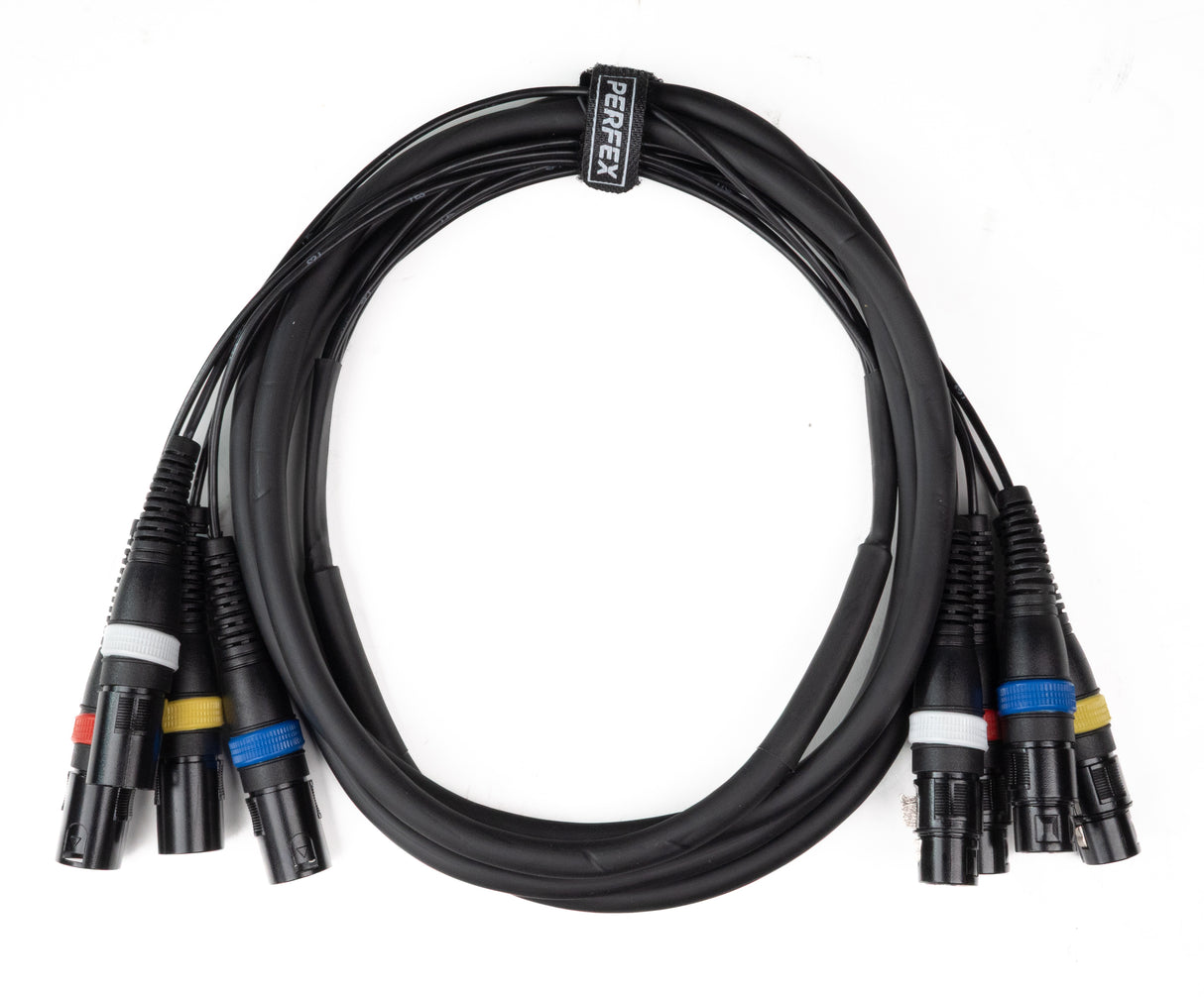 Par-4 multicore XLR hann til XLR hunn (3m)