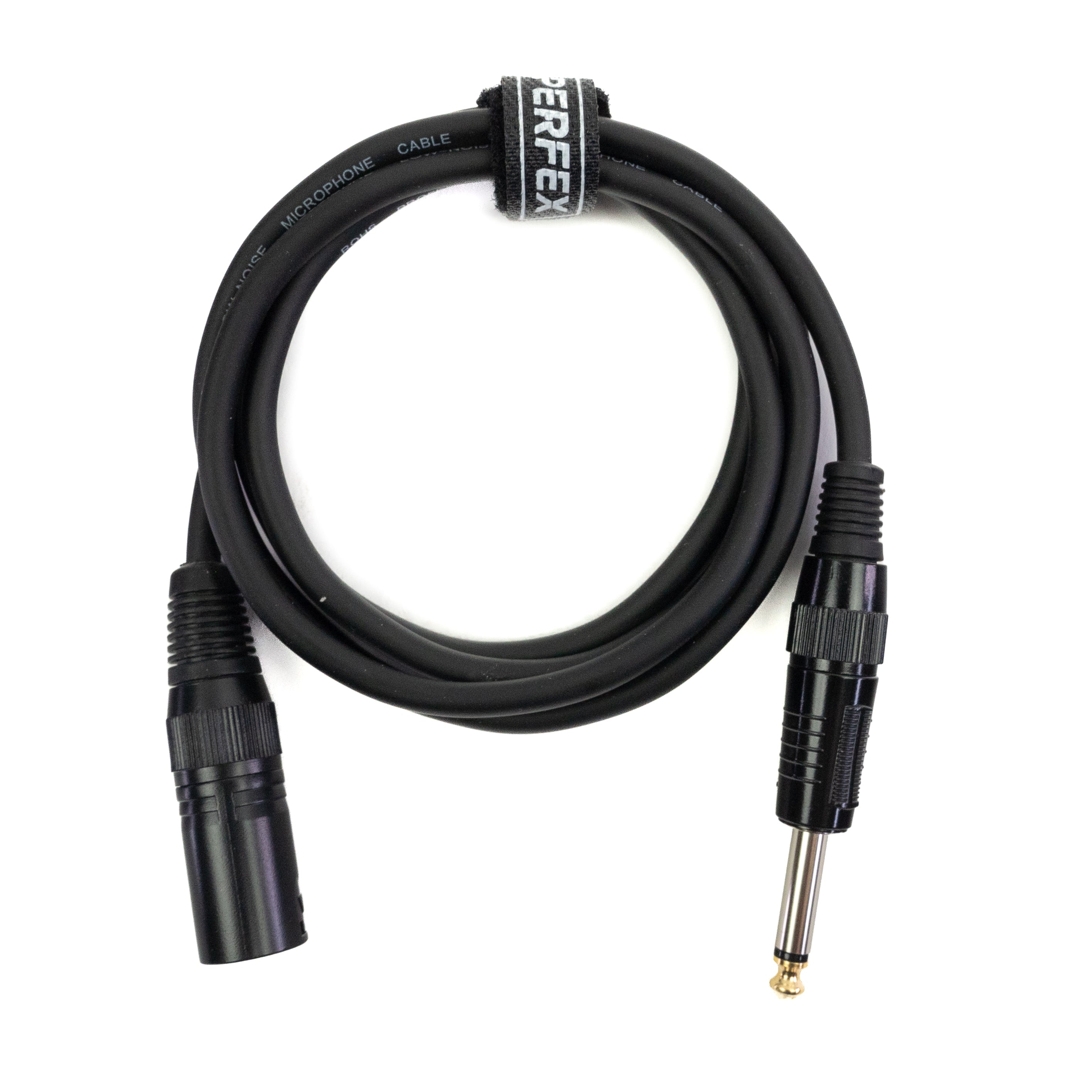 Perfex XLR hann til jack (1,5m)
