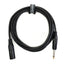 Perfex XLR hann til jack (3m)
