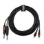 Perfex 2x jack til 2x phono RCA-kabel (6m)