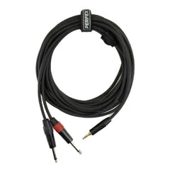 Perfex 2x jack til 3,5mm minijack-kabel (6m)
