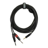 Perfex 2x jack til 3,5mm minijack-kabel (6m)