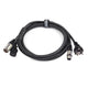 Perfex Schuko & XLR Kombikabel (Audio, 1,5m)