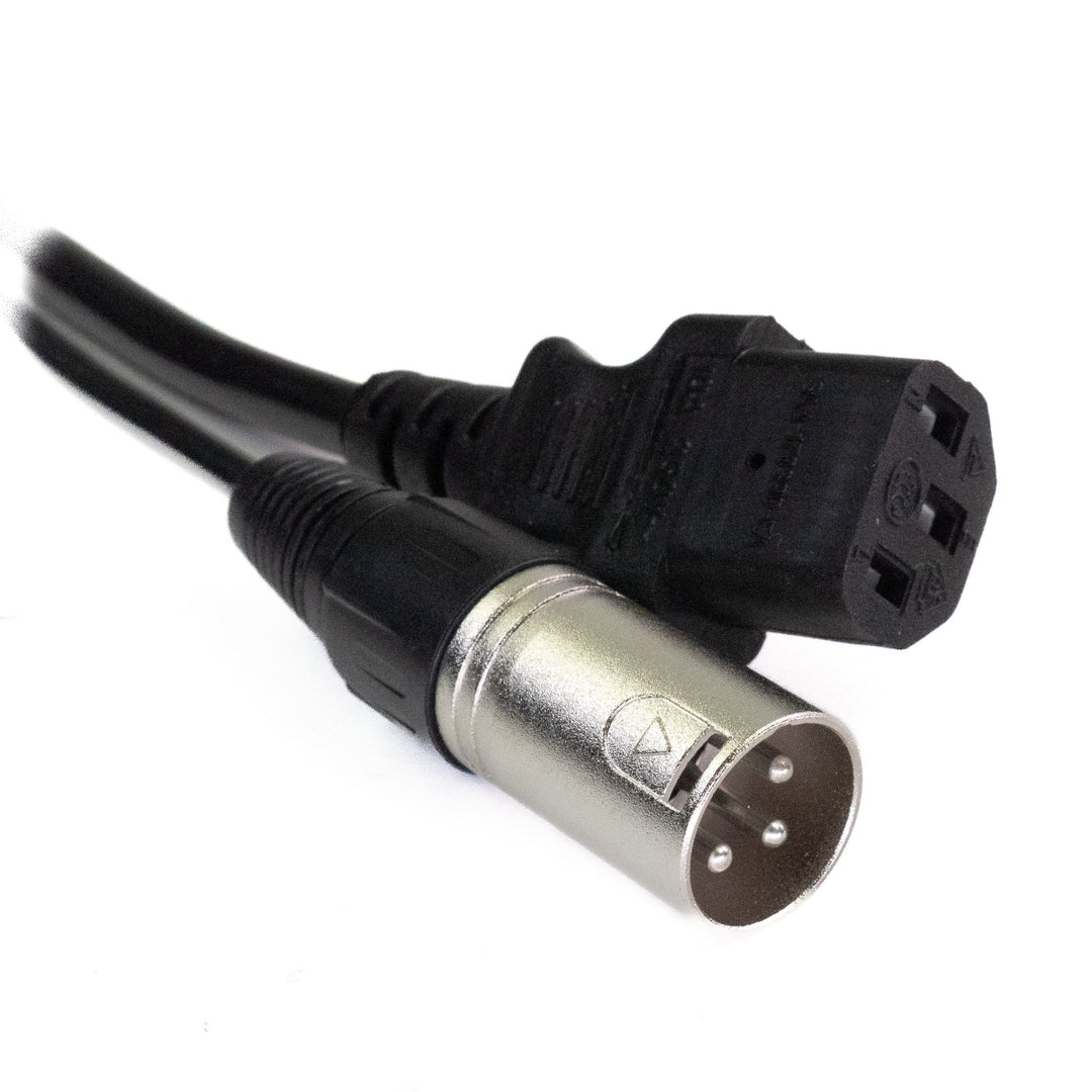 Perfex XLR & IEC strømkabel (Lyd, 10m)