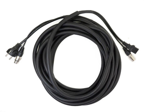 Perfex XLR & IEC strømkabel (Lyd, 10m)