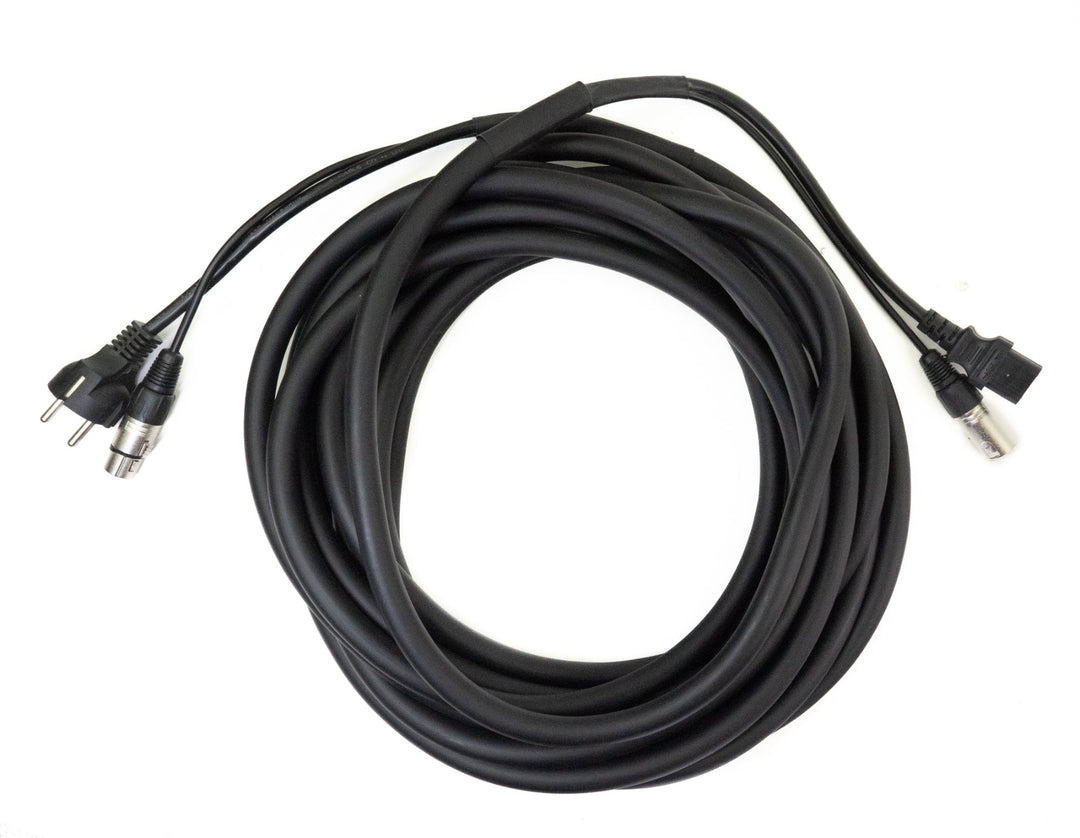 Perfex XLR & IEC strømkabel (Lyd, 10m)