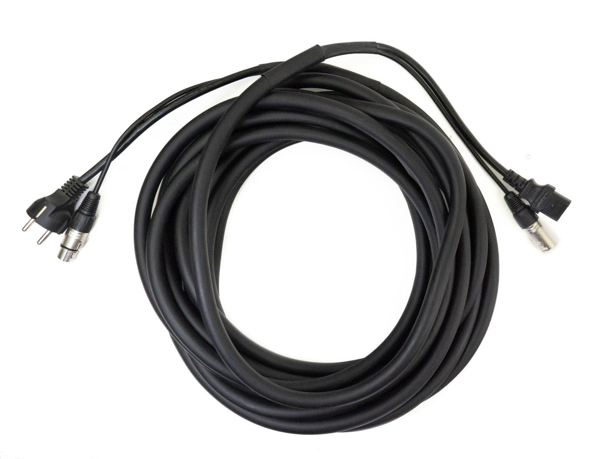 Perfex XLR & IEC strømkabel (Lyd, 10m)