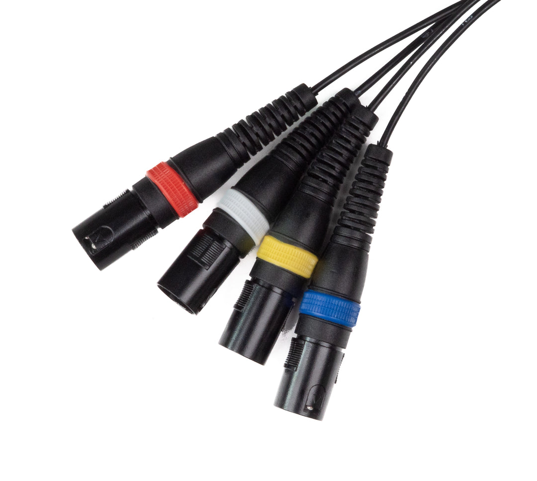 Par-4 multicore XLR hann til XLR hunn (3m)