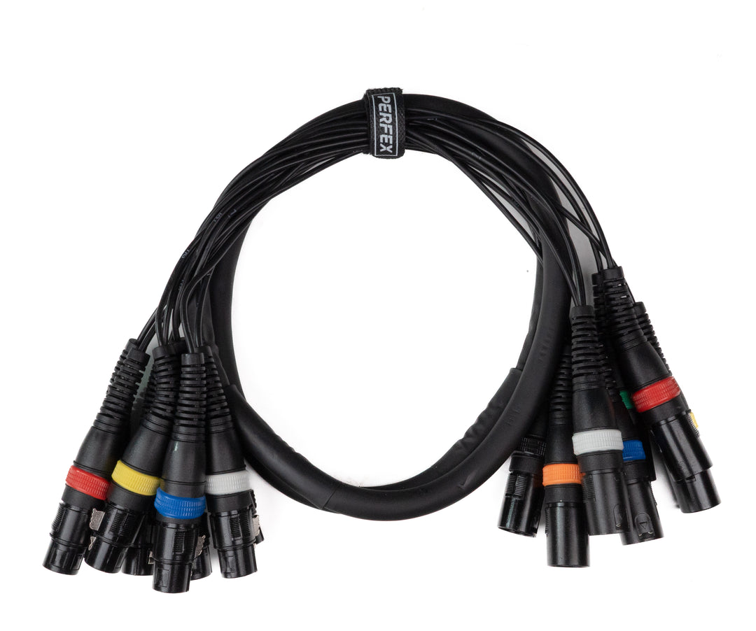 Par-8 multicore XLR hann til XLR hunn (1,5m)