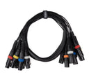 Par-8 multicore XLR hann til XLR hunn (1,5m)