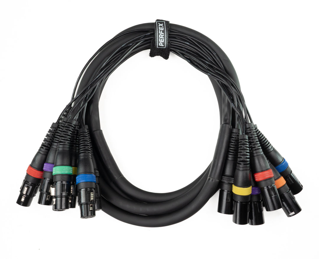 Par-8 multicore XLR hann til XLR hunn (3m)
