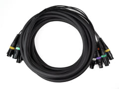 Par-8 multicore XLR hann til XLR hunn (10m)