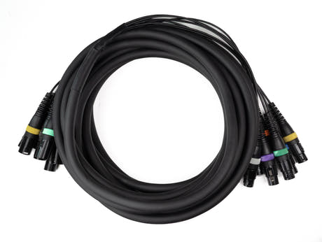 Par-8 multicore XLR hann til XLR hunn (10m)