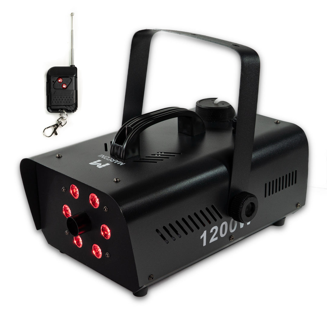 Marconi 1200W 6 LED Røykmaskin
