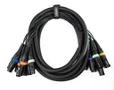 Par-8 multicore XLR hann til XLR hunn (5m)