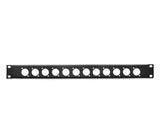 Perfex rackpanel 1 unit for 12 (D-Type)