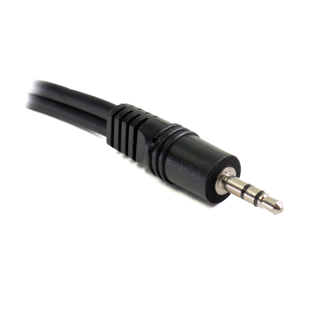 Perfex 3,5mm hodetelefon splitterkabel (0,5m)