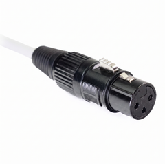 Perfex DMX Kabel 3-Pin (1,5m - Hvit)