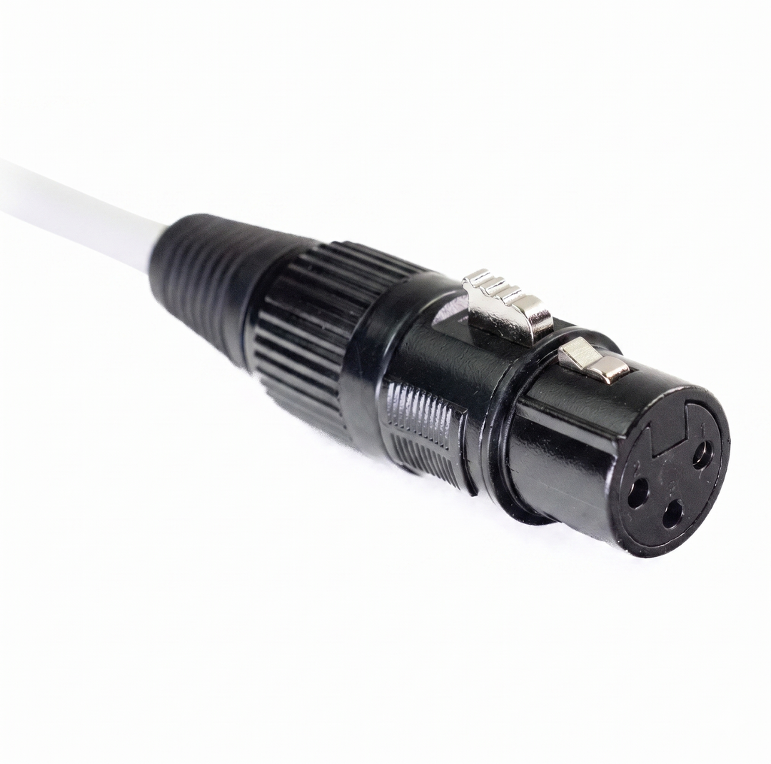 Perfex DMX Kabel 3-Pin (1,5m - Hvit)