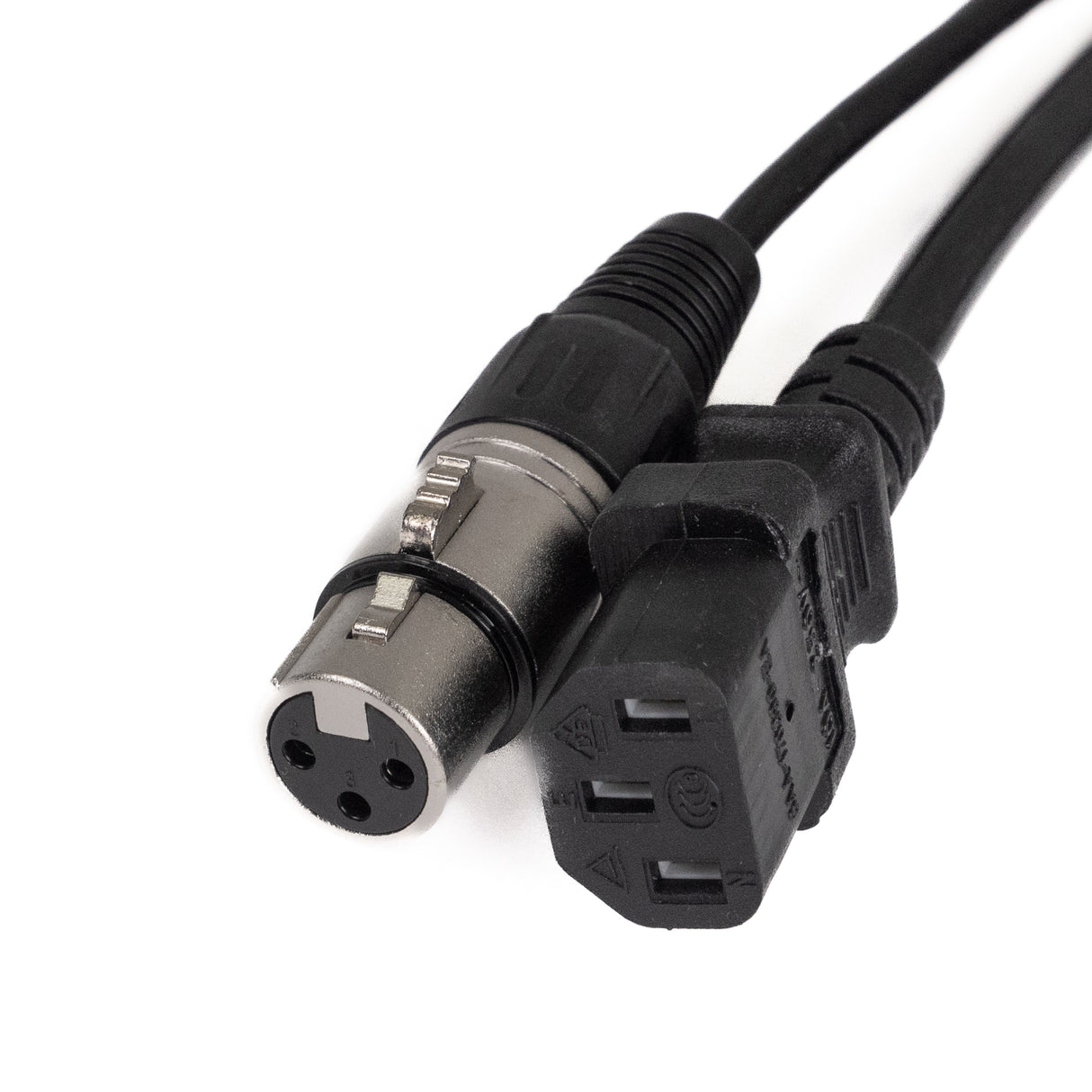 Perfex IEC & XLR Multi-kabel (DMX, 10m)