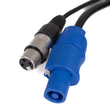 Perfex Powercon & XLR multikabel (DMX, 1,5 m)