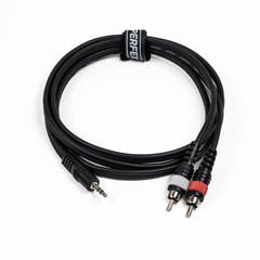 Perfex Minijack til 2 x RCA Phono-adapterkabel (1,5 m)