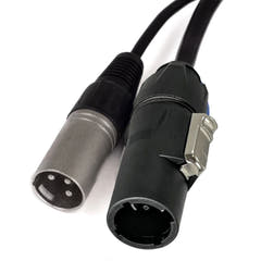 Perfex True1 & XLR Kombikabel (DMX, 1m)